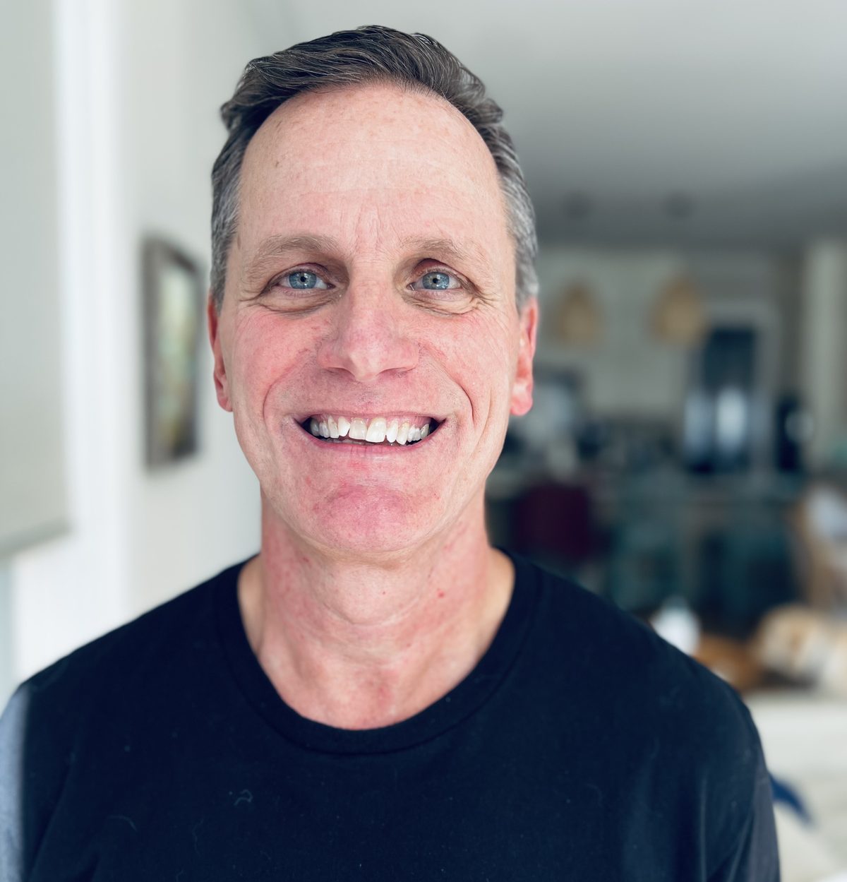 Jimmy Farrell smiling